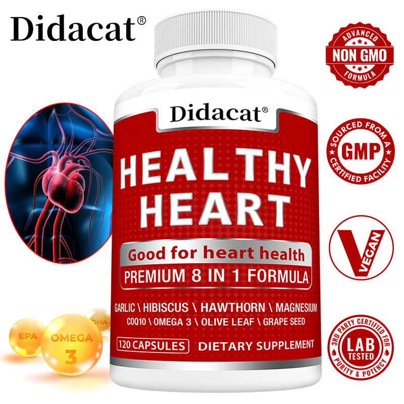 Health Wellness And - Heart Health Capsules with CoQ10 Omega-3