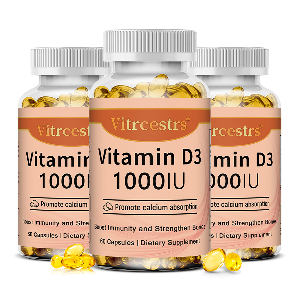 Health Wellness And - Vitamin D3 1000 IU Capsules, Supports