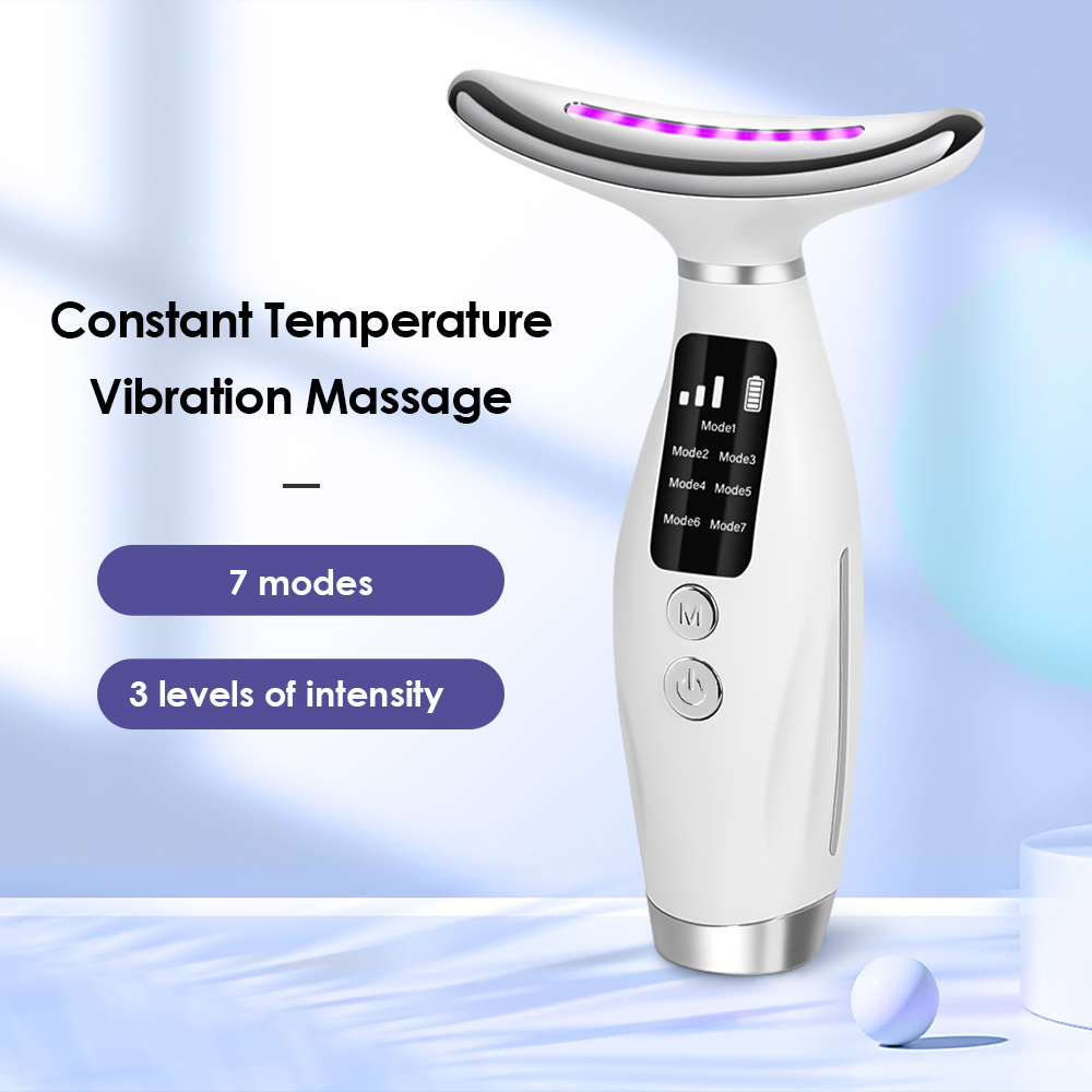 Red Light Therapy Device - 7 Colors LED Lights Face Neck