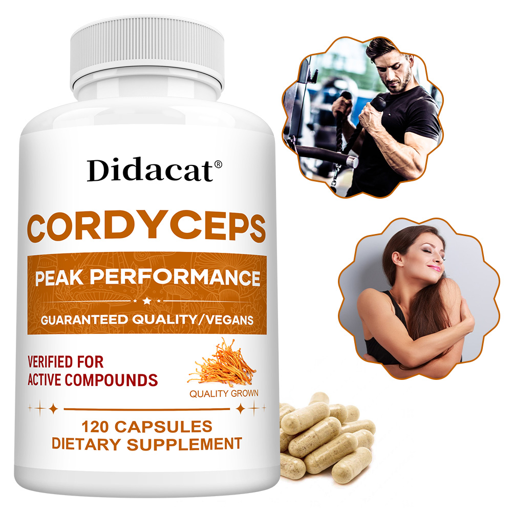 Health Wellness And - Cordyceps Mushroom Capsules 1000mg, Natural Wellness