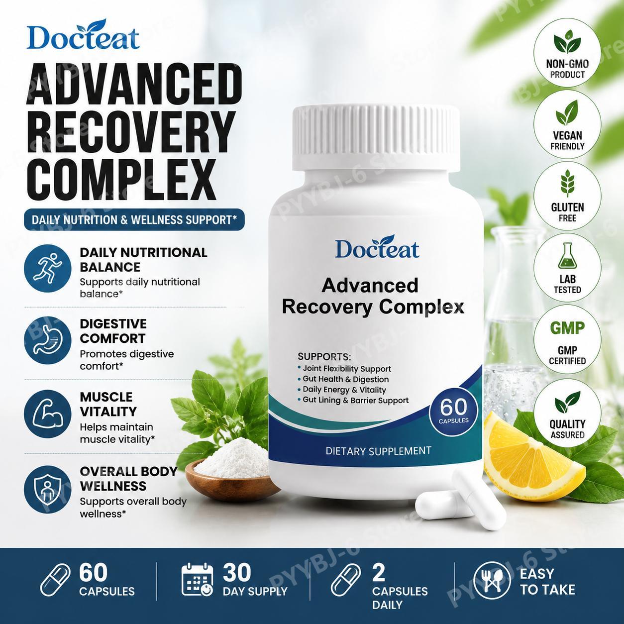 Advanced Recovery Complex 60 C - огляд і ціна Health Wellness And
