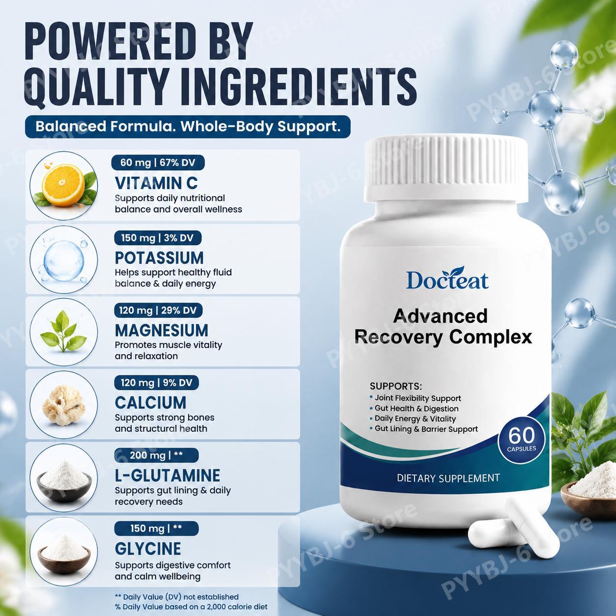 Advanced Recovery Complex 60 C - огляд і ціна Health Wellness And