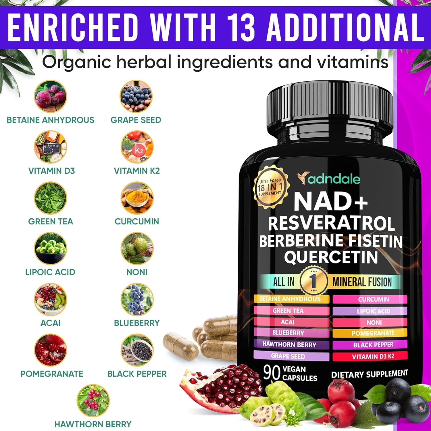 90pcs NAD Supplement - Longevi - огляд і ціна Longevity Health & Wellness Hotel