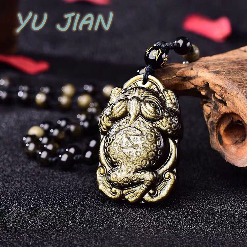 Natural Gold-Obsidian Pendant  - огляд і ціна Longevity Health & Wellness Hotel