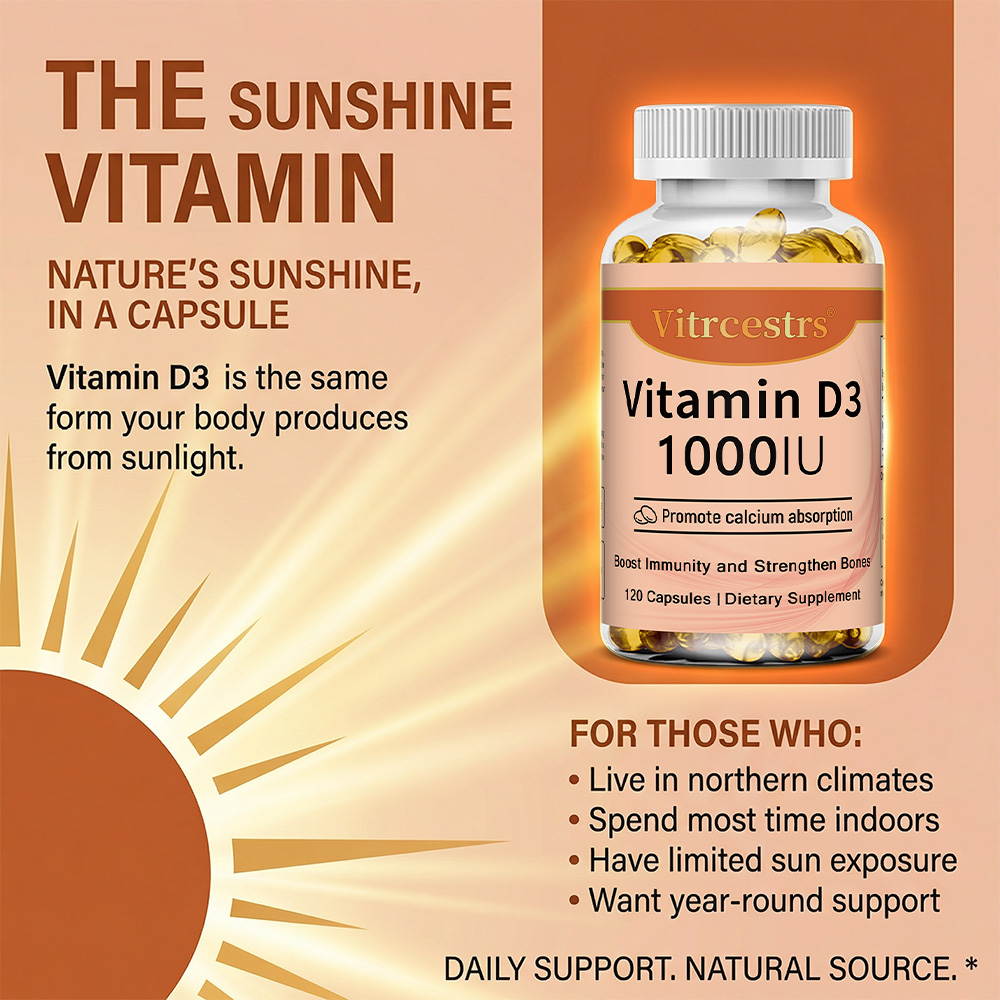Vitamin D3 1000 IU Capsules, S - огляд і ціна Health Wellness And