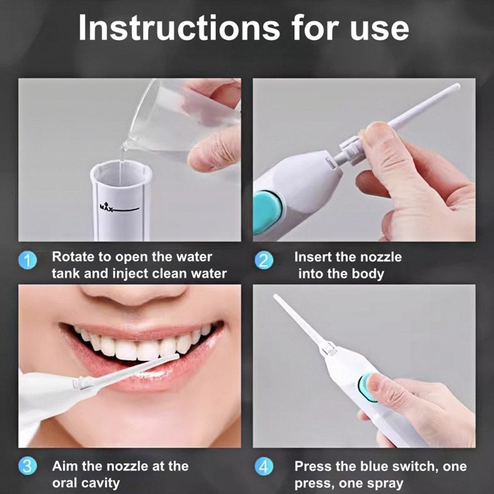 Portable High-Pressure Oral Ir - огляд і ціна Oral Irrigator Flosser