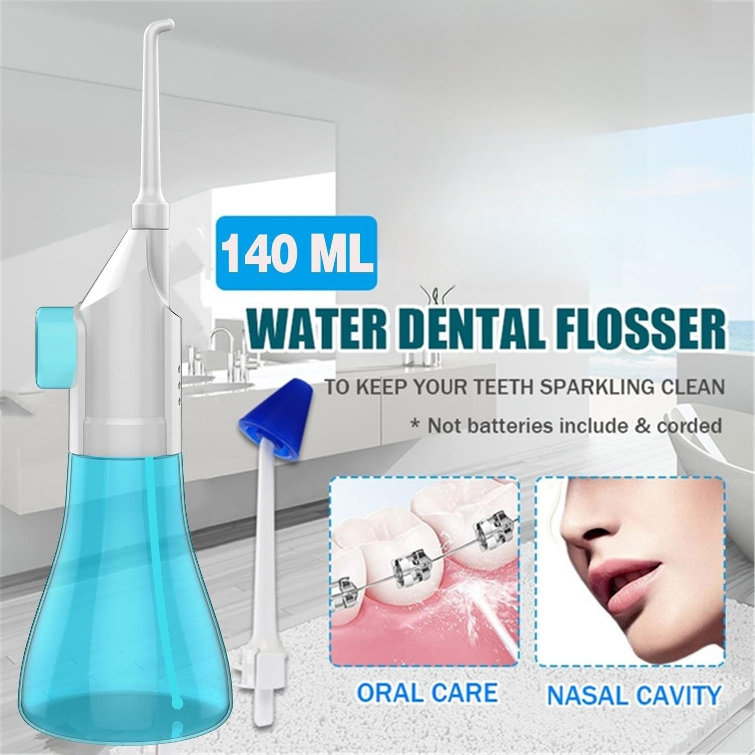 110ML/140ML Portable Hand-Powe - огляд і ціна Oral Irrigator Flosser