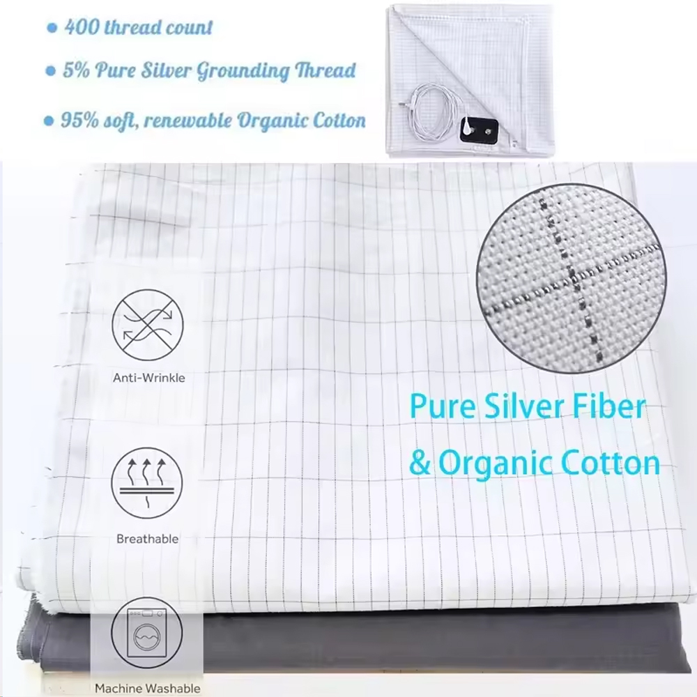 Earthing Bed Sheet Flat Sheet  - огляд і ціна Health Wellness Uk