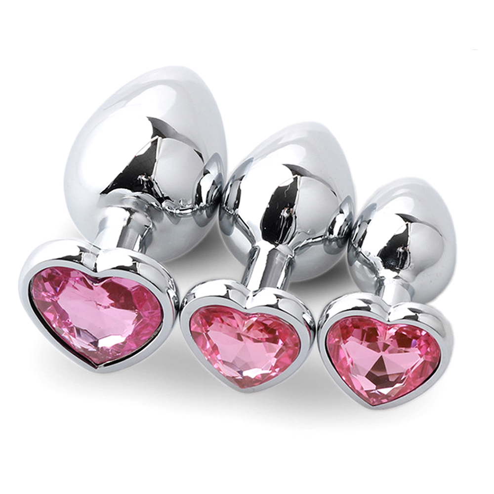 3PCS Metal Anal Plugs for Coup - огляд і ціна Health Wellness And