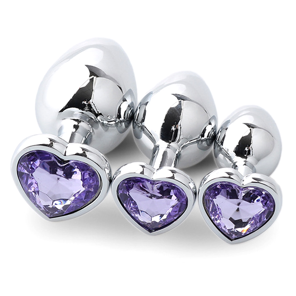 3PCS Metal Anal Plugs for Coup - огляд і ціна Health Wellness And