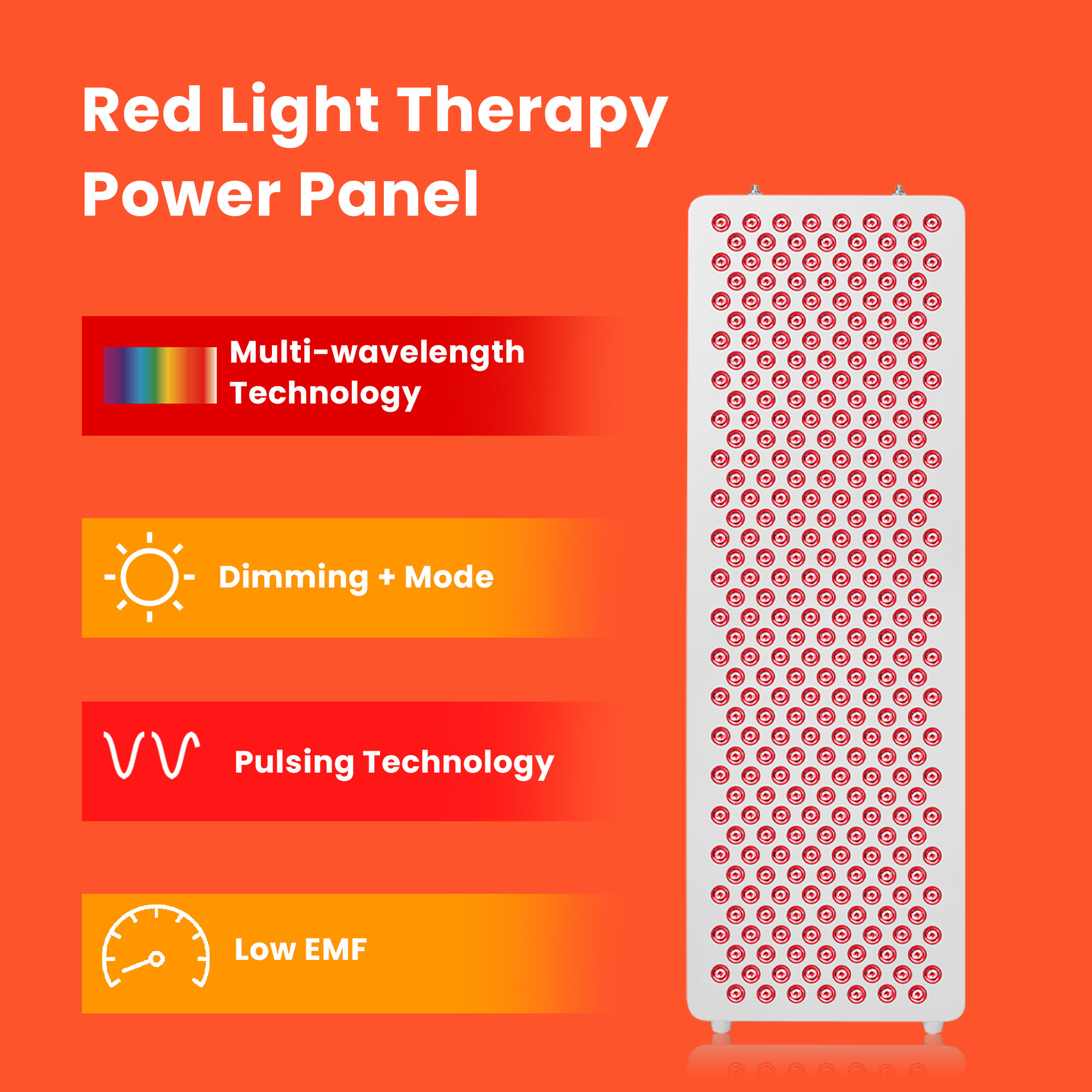 IDEATHERAPY US Plug Touch Scre - огляд і ціна Red Light Therapy Device